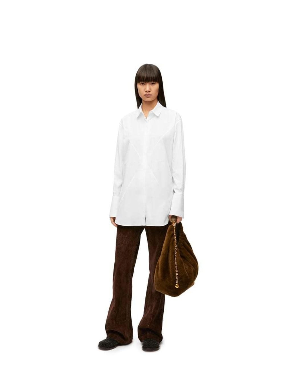 Loewe White Puzzle Fold Shirt