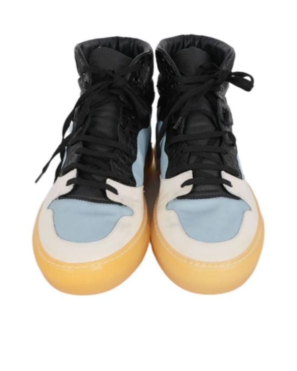 Balenciaga Black Scratch S High-Top Sneakers for men