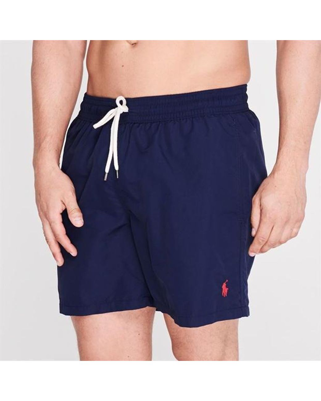 Polo Ralph Lauren Blue Drawstring Waist Swim Shorts for men