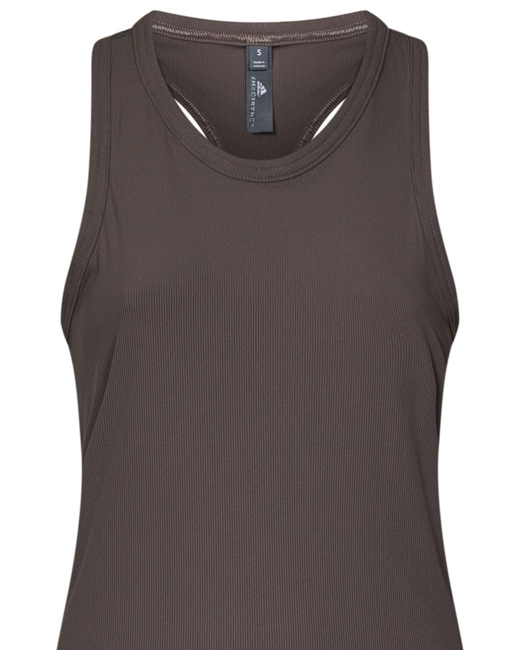 Adidas By Stella McCartney Brown Racer-Back Tank Top