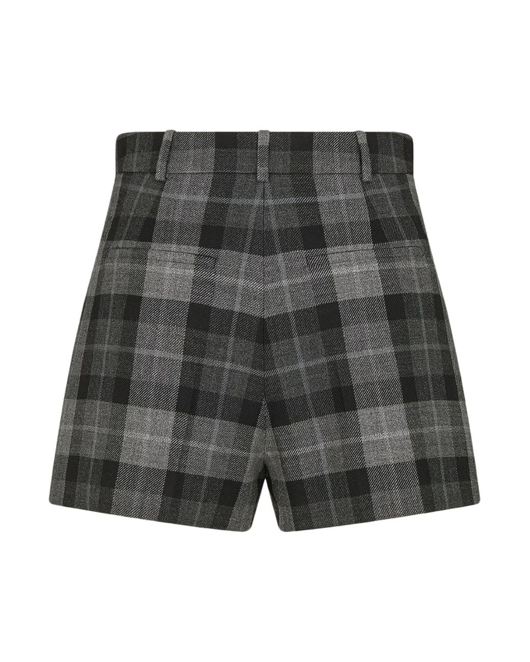 Dior Gray Christian Checkered Shorts
