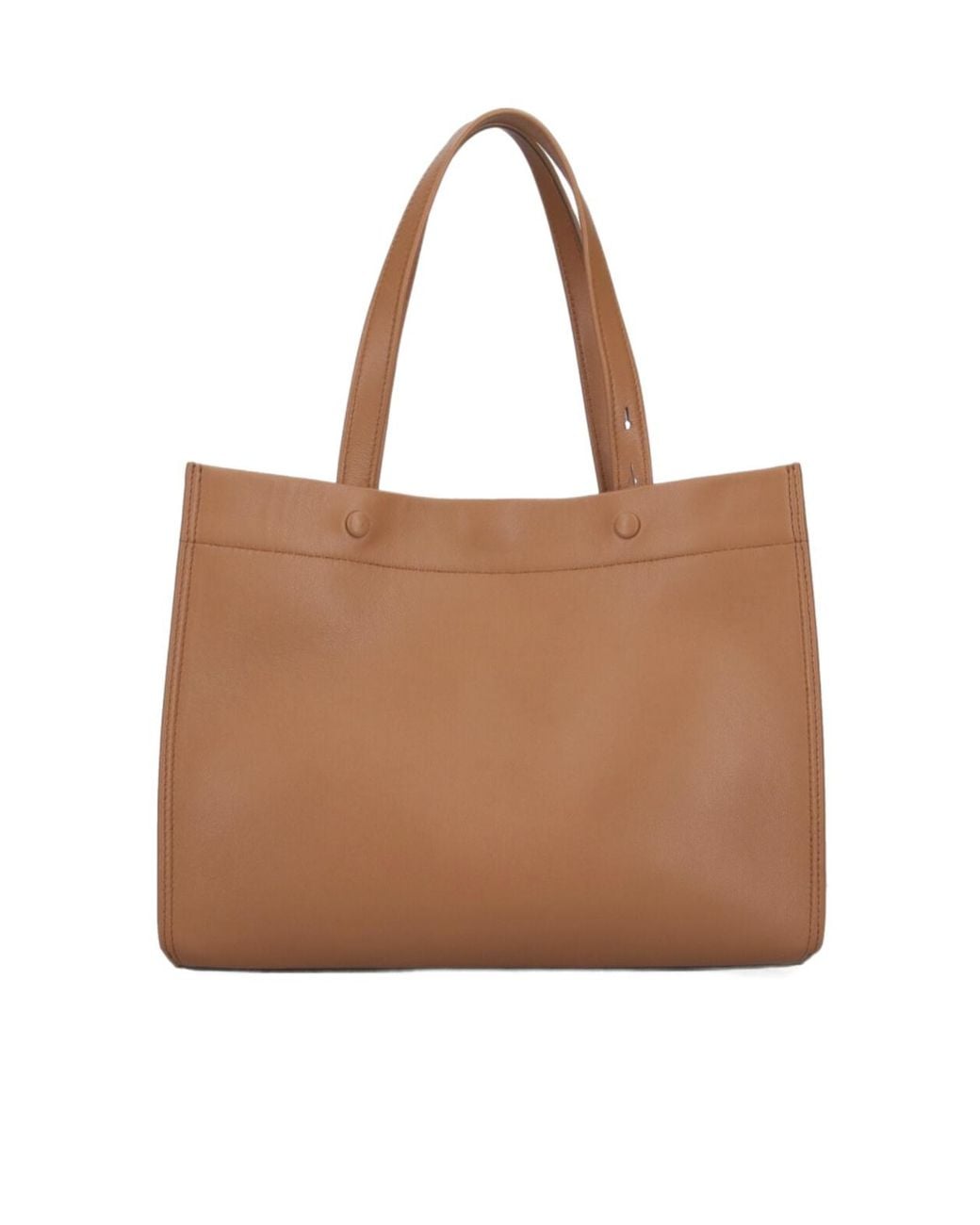 Anya Hindmarch Brown Panelled Top Handle Bag