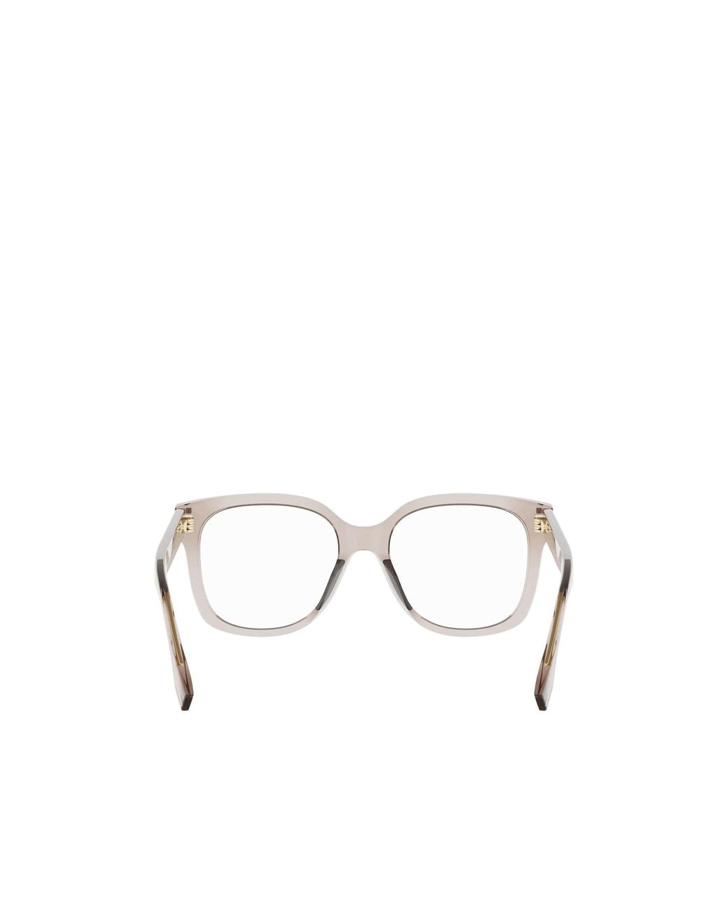 Fendi Natural Eyewear Square Frame Glasses for men