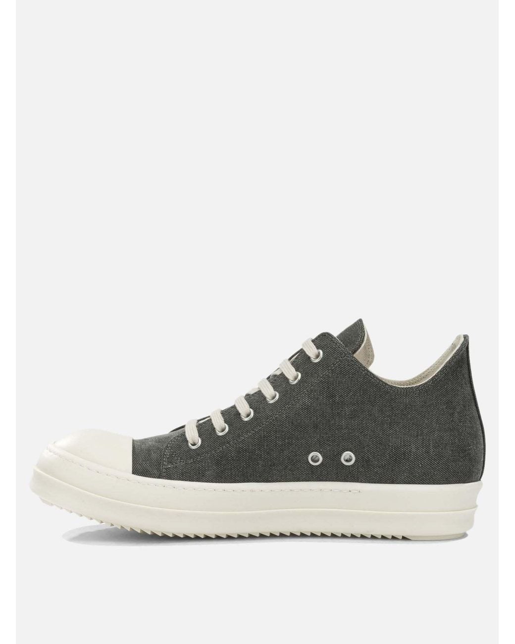 Rick Owens Black Lace-Up Sneakers for men