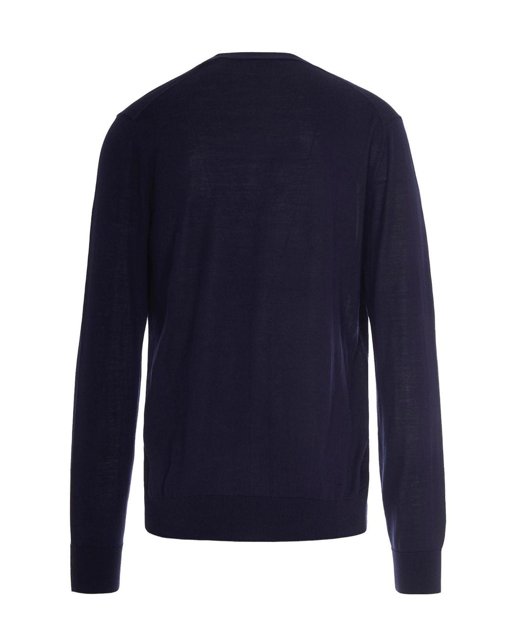 Ballantyne Blue Button-Fastening Wool Cardigan for men