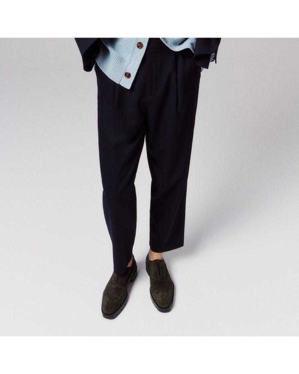 Christian Louboutin Brown Almond-Shaped Oxford Shoes for men