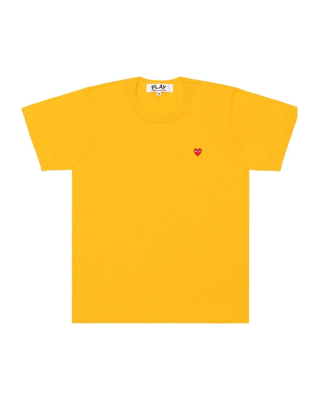 COMME DES GARÇONS PLAY Yellow Short-Sleeved T-Shirt