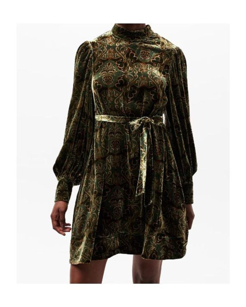 Barbour Green X Farm Rio Ana Clara Mini Dress