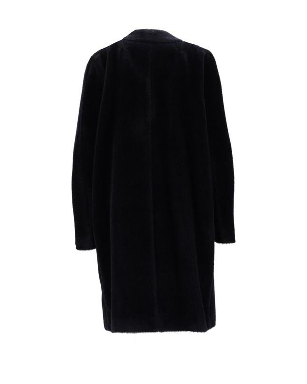 Max Mara Black 'S Roseto Double Breasted Coat