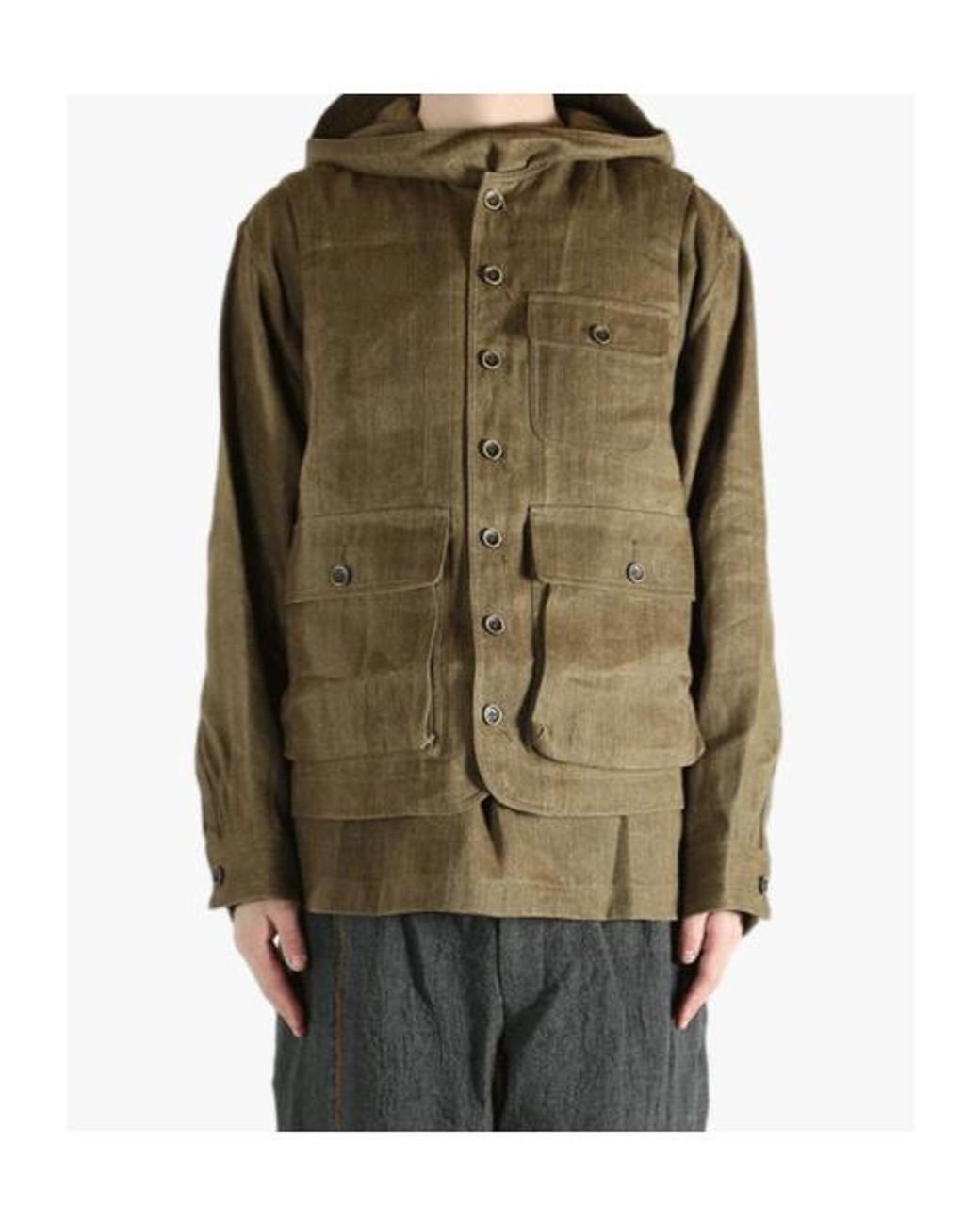 Uma Wang Green Jolt Jacket for men