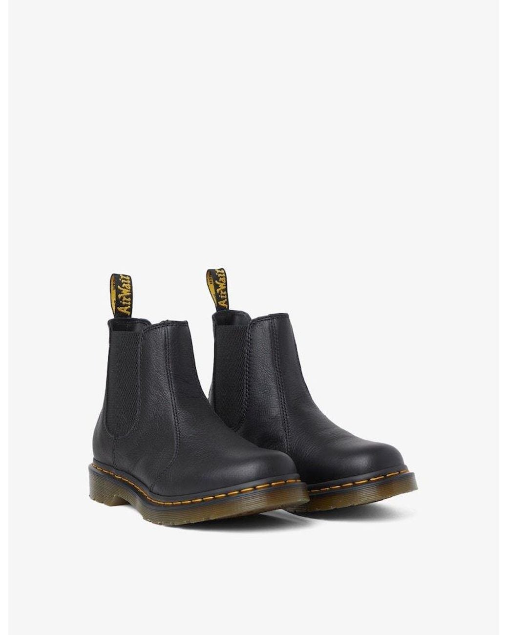 Dr. Martens Black 2976 Round-Toe Chelsea Boots