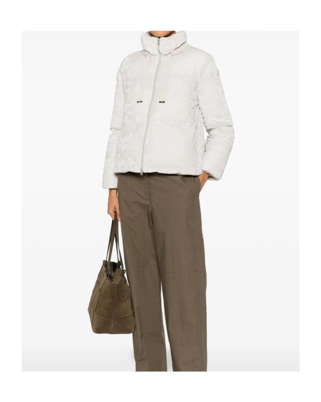 Herno White Long-Sleeve Jacket