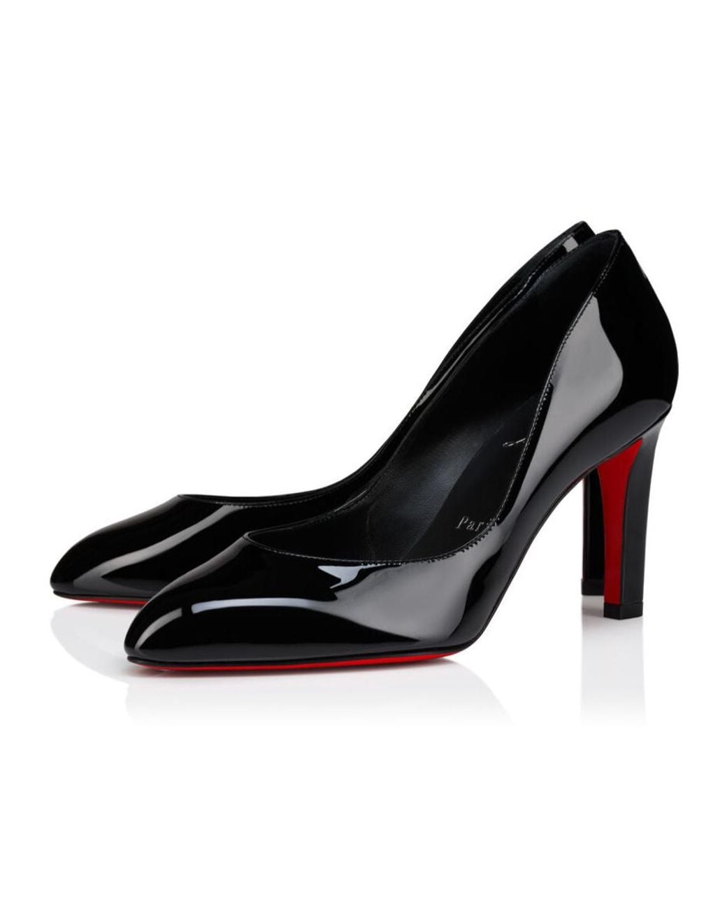 Christian Louboutin Black Fannylove Slip-On Pumps