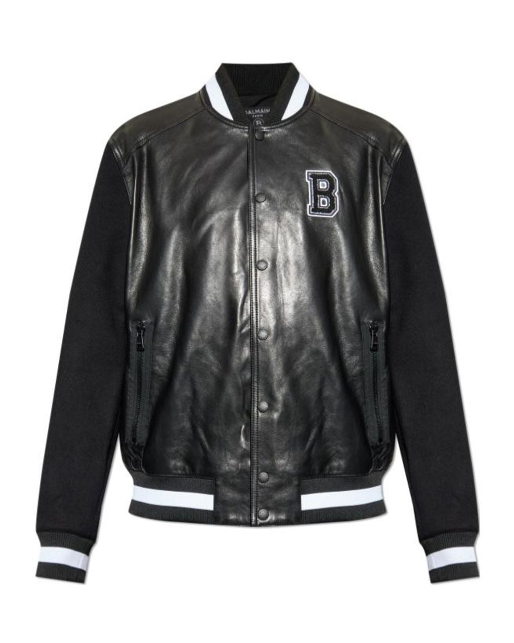 Balmain Black Bomber Jackets for men