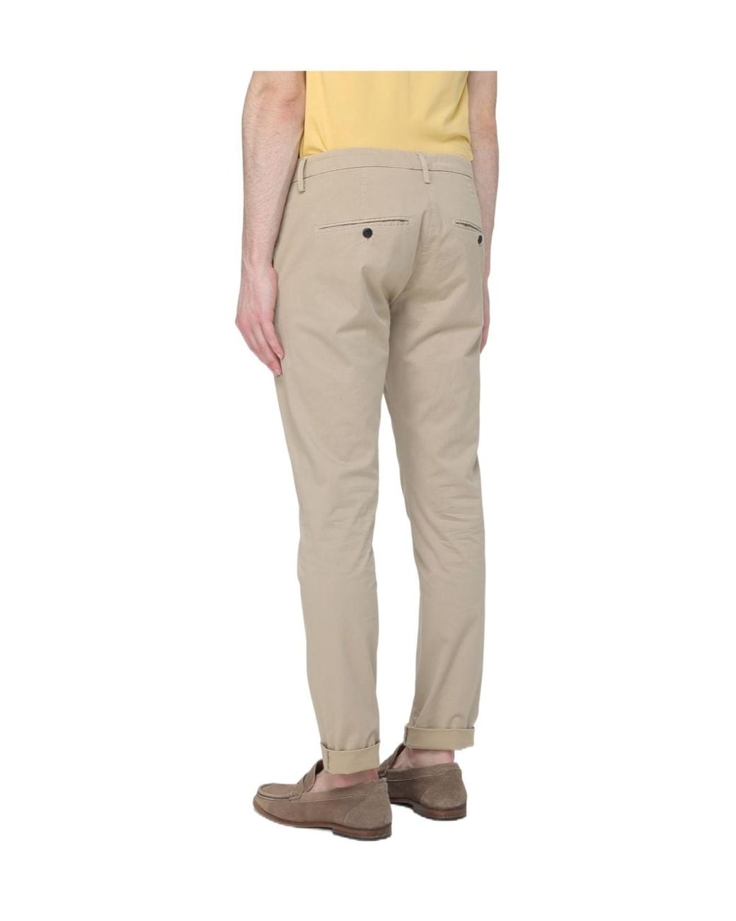 Dondup Natural Gaubert Slim Chino Pants for men