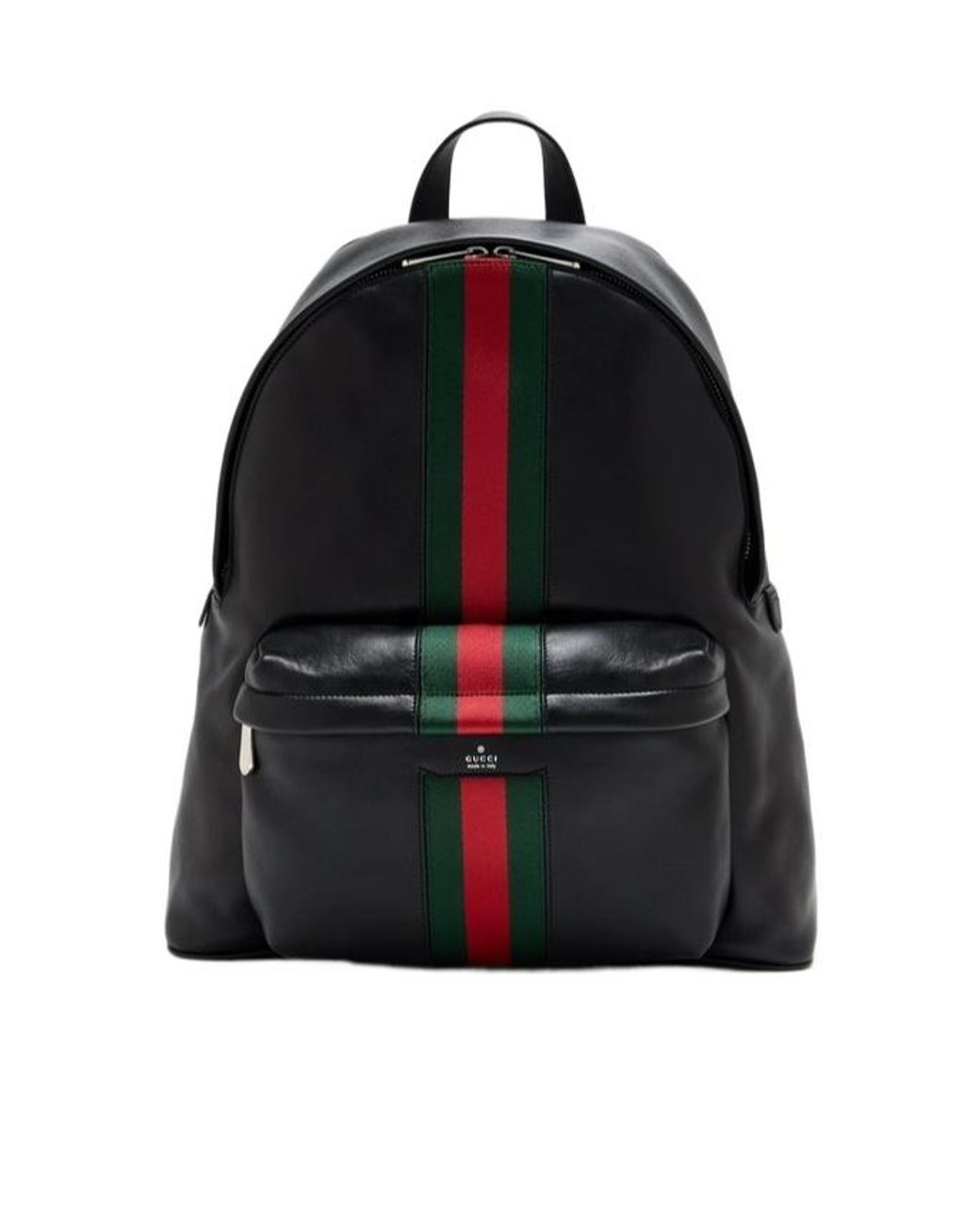 Gucci Black Web Trademark Large Backpack for men