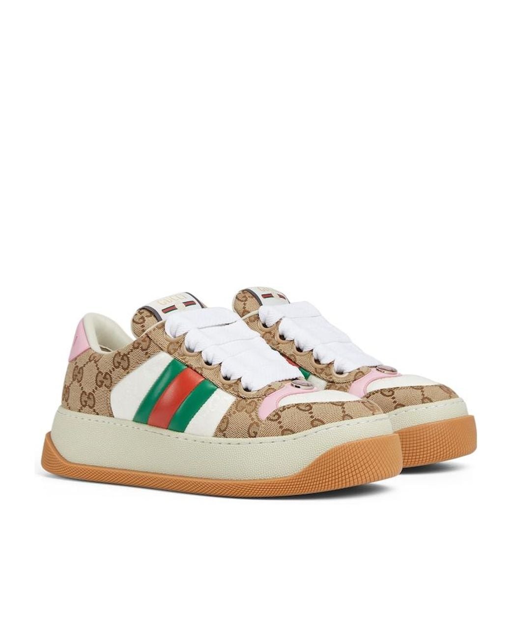 Gucci Brown GG Canvas Sneakers
