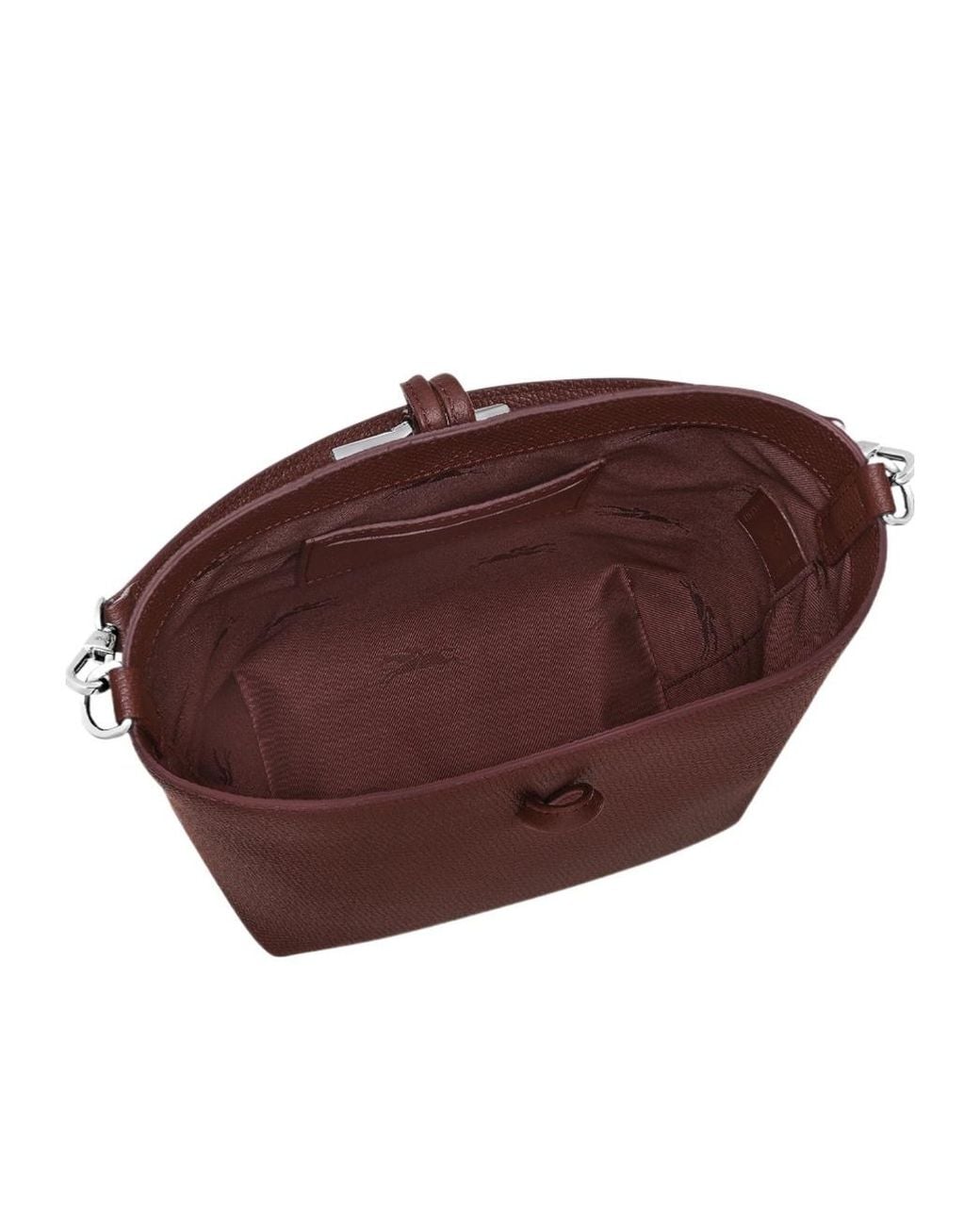 Longchamp Red Le Roseau Xs Bucket Bag