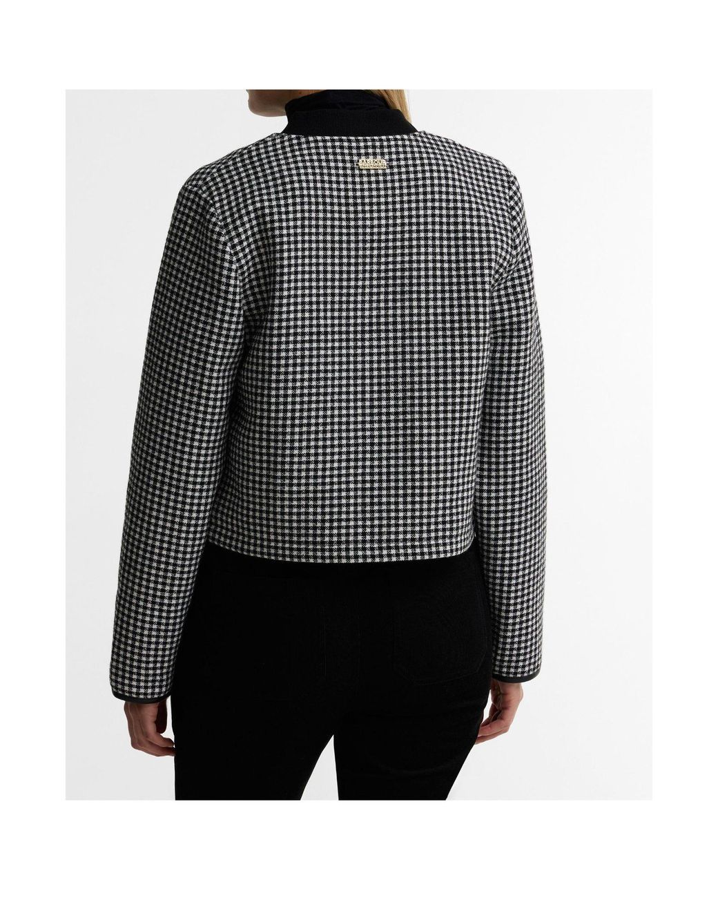 Barbour Black Plaid Jacket