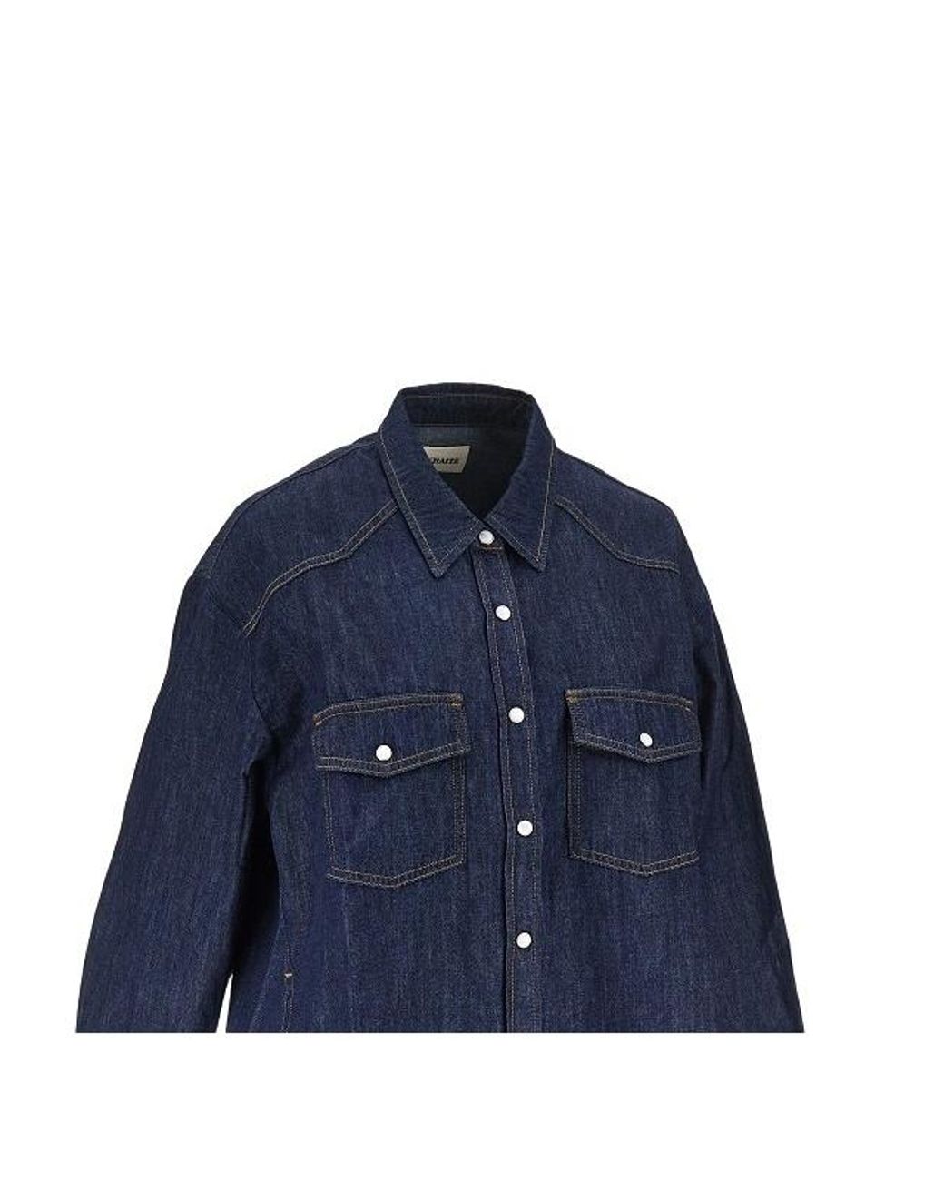 Khaite Blue Denim Shirt