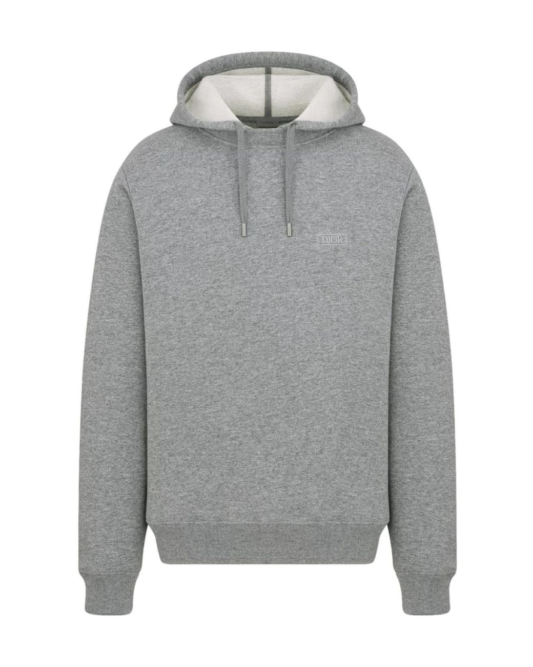 Dior Gray Icons Hooded Sweatshirt for men