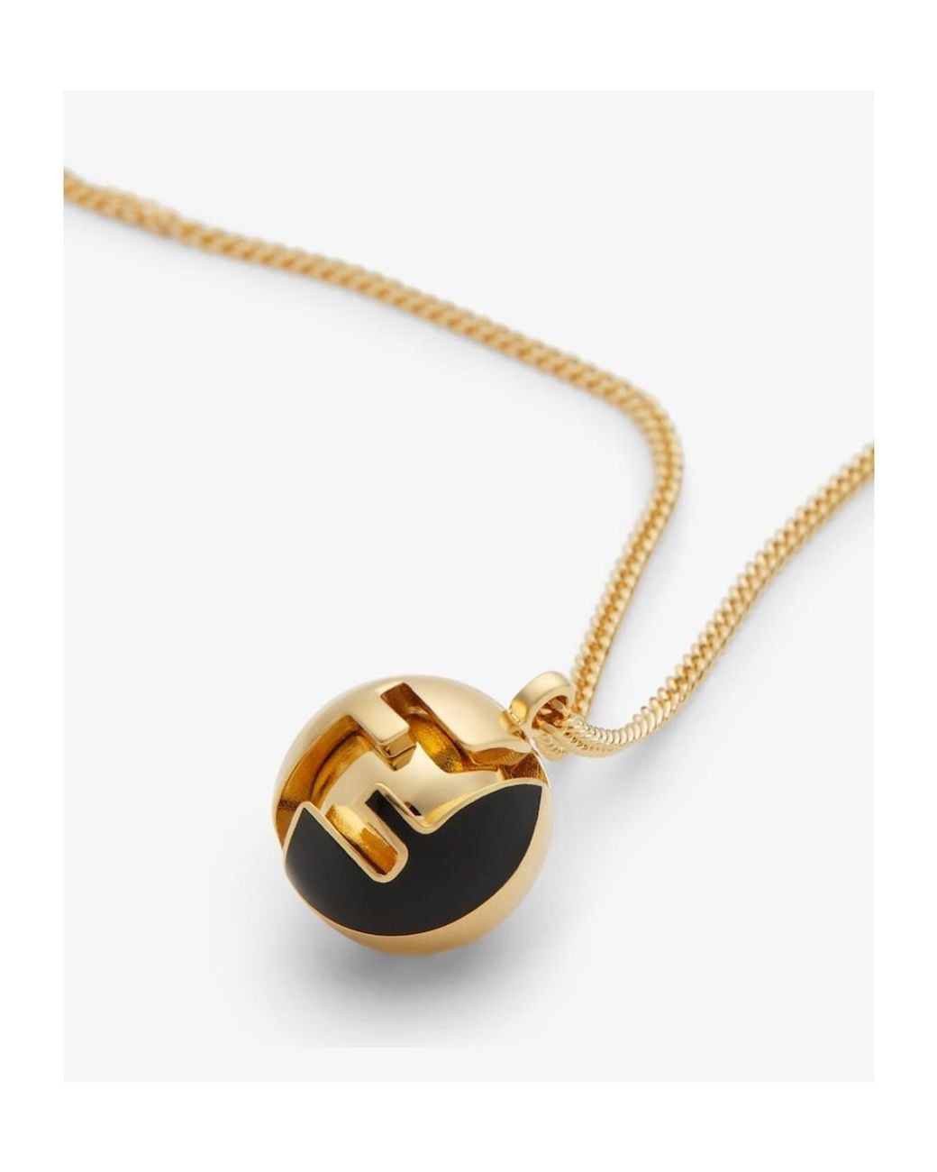 Fendi White And-Colored Necklace