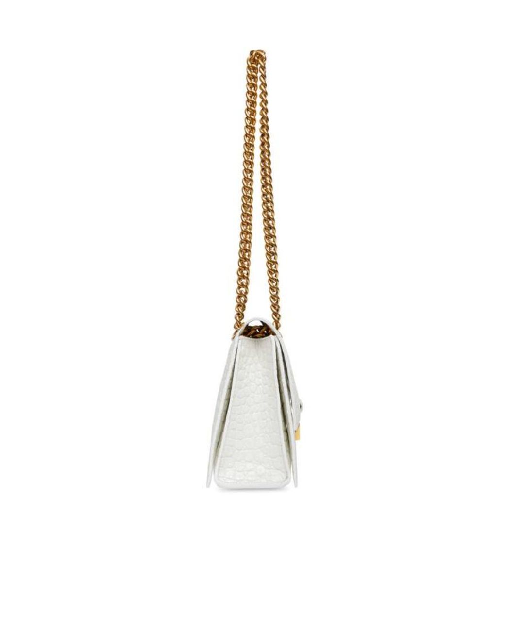 Balenciaga White Crush Small Shoulder Bag