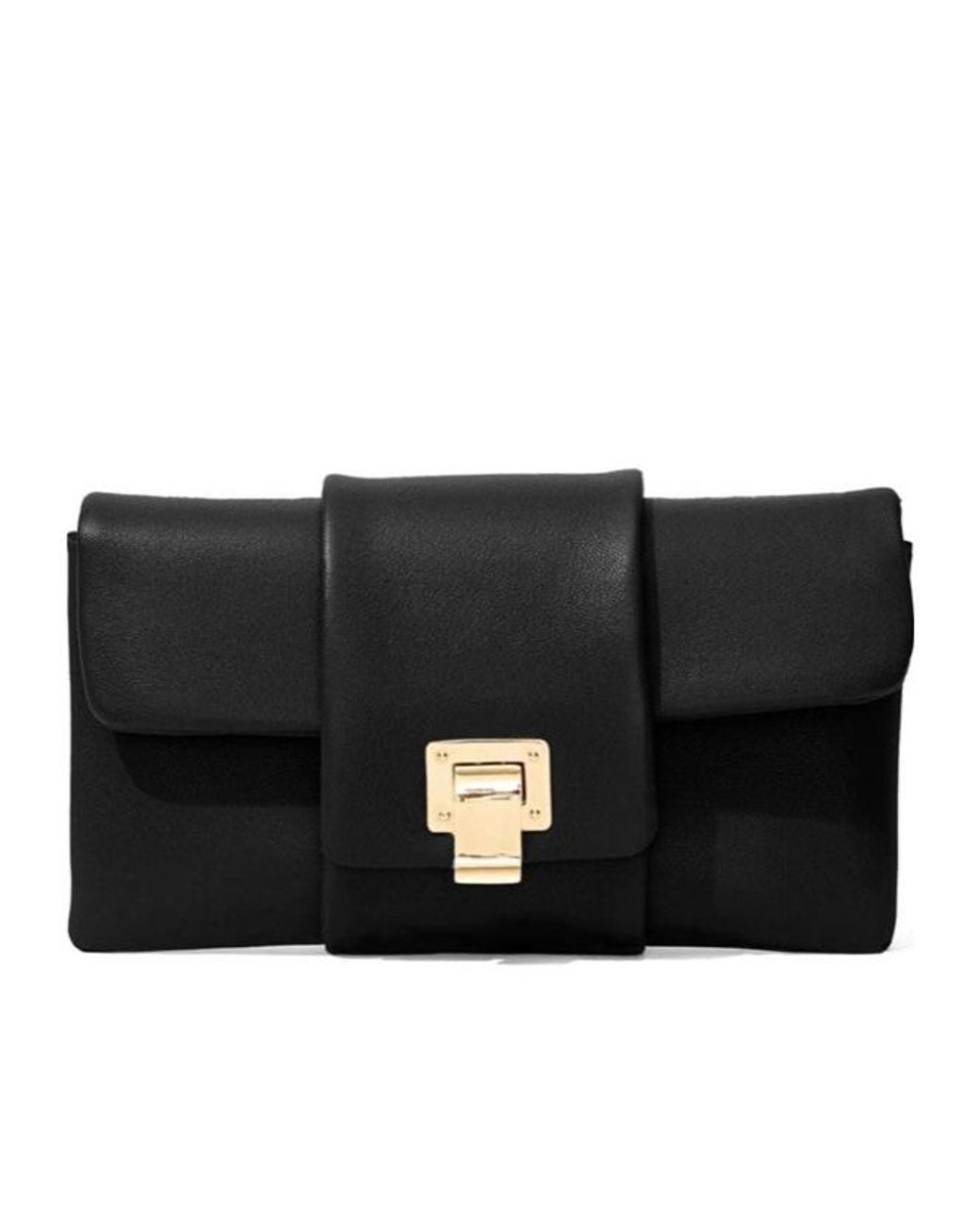 Proenza Schouler White Fold-Over Clutch Shoulder Bag