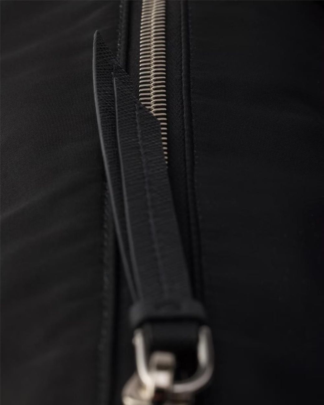 Prada Black Large Zipped Duffel Bag