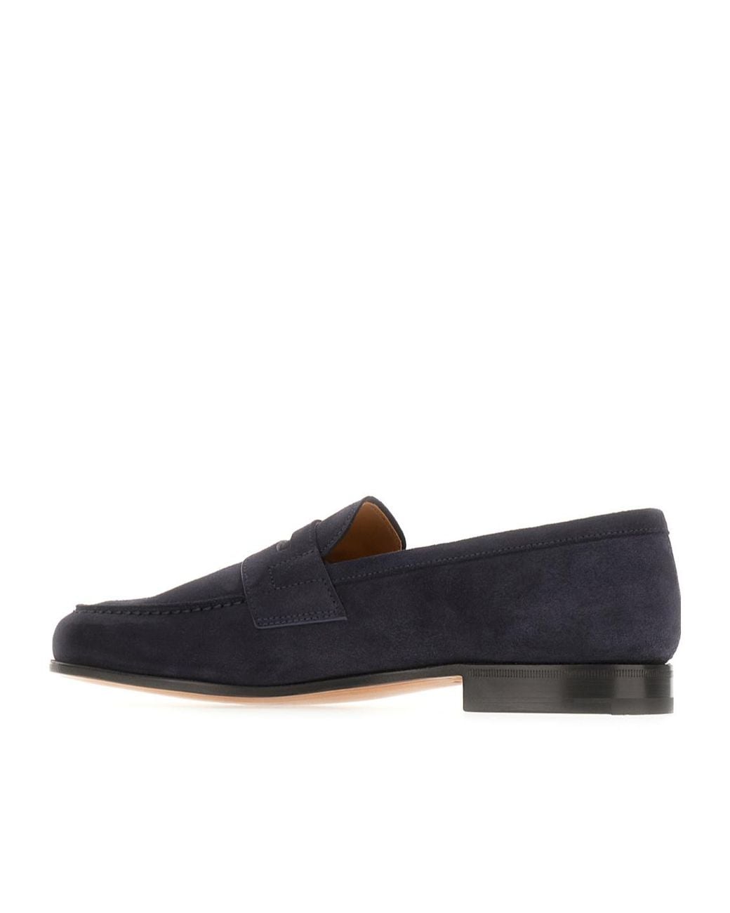 Church's Blue Round-Toe Slip-On Loafers for men