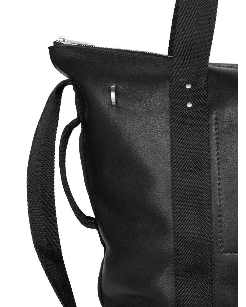 Rick Owens Black Trolley Tote Bag for men