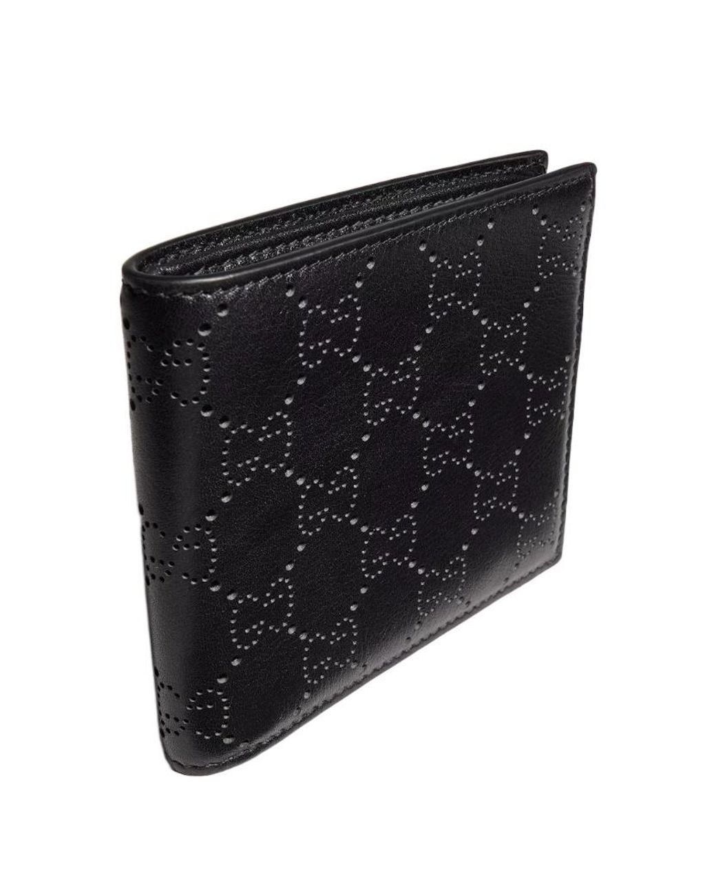 Gucci Black Aria Bi-Fold Wallet for men