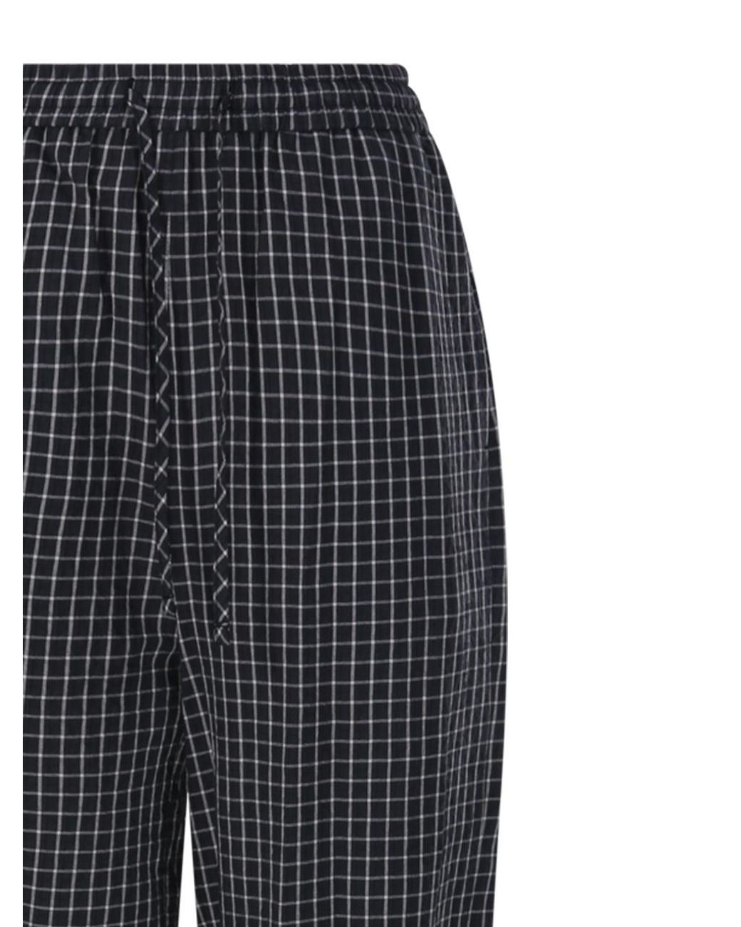 DUNST Blue Check-Pattern Pajamas for men