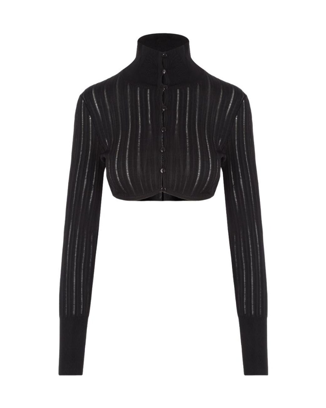 Alaïa Black Alaïa Crinoline Cardigan