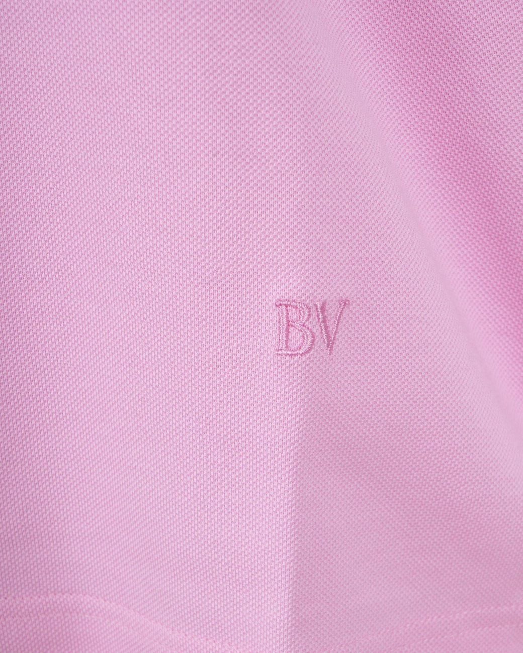 Bottega Veneta Pink Short Sleeved Buttoned Polo Top