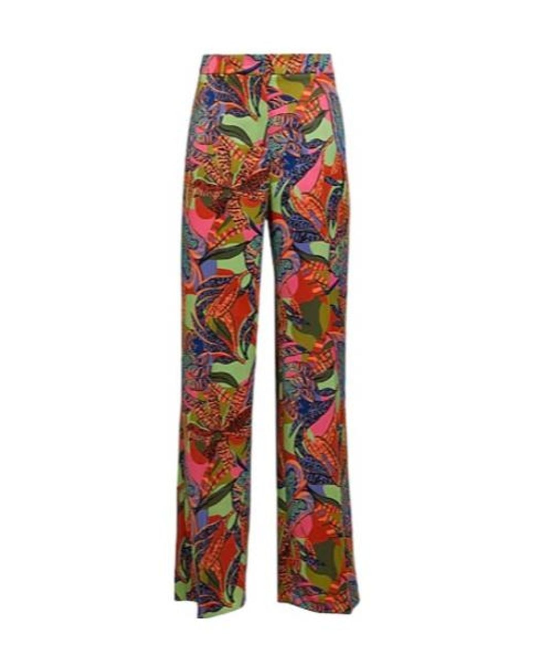 MAX&Co. Red Wide-Leg Trousers