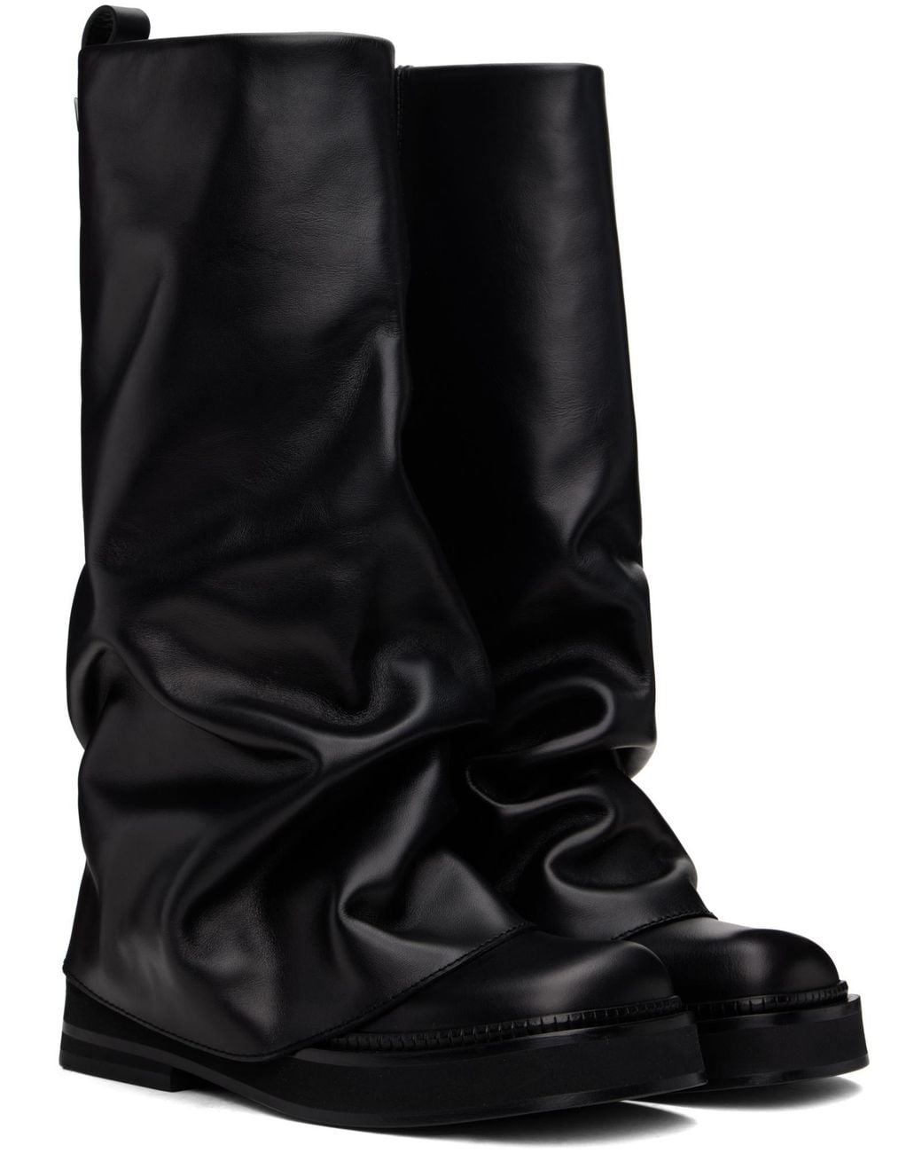 The Attico Black Boots