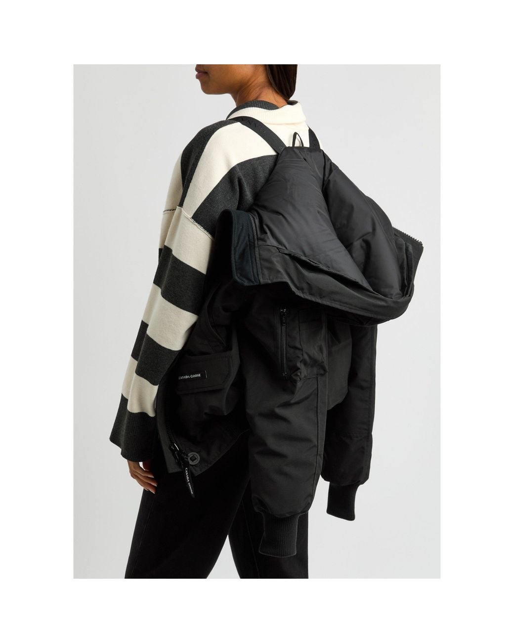 Canada Goose Black Thick Down Thermal Clothing