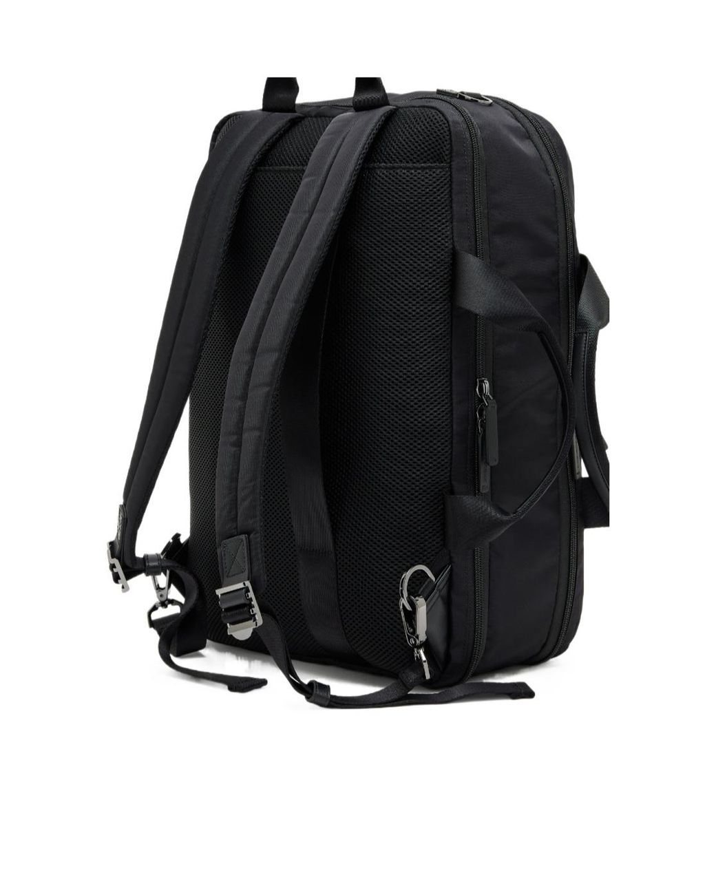 Emporio Armani Black Cabin Backpack for men