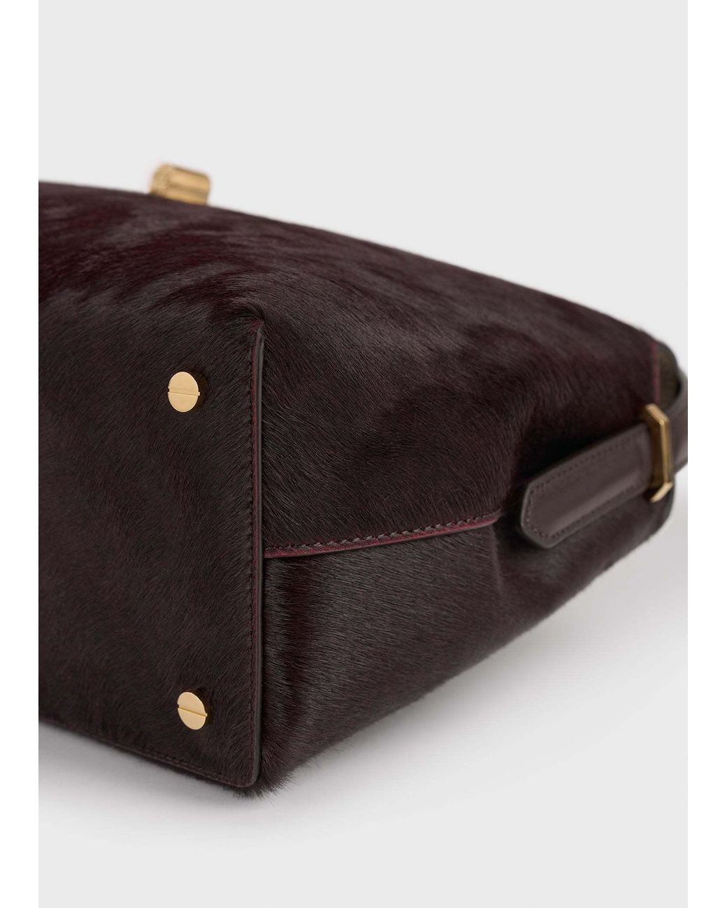 Totême Brown Medium T-Lock Tote Bag