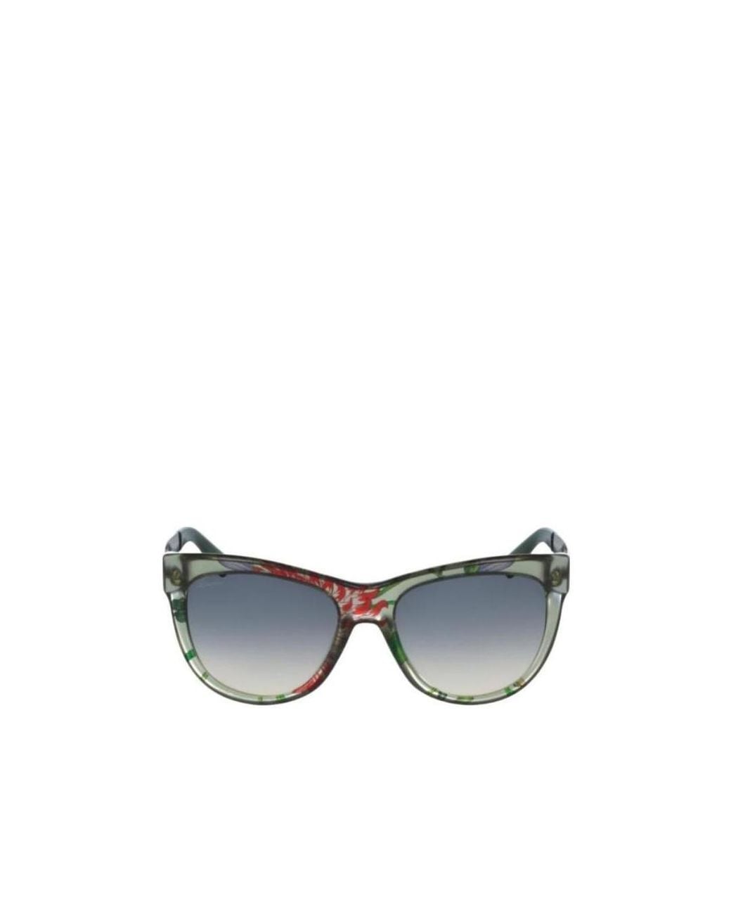 Gucci Blue Logo Details Sunglasses