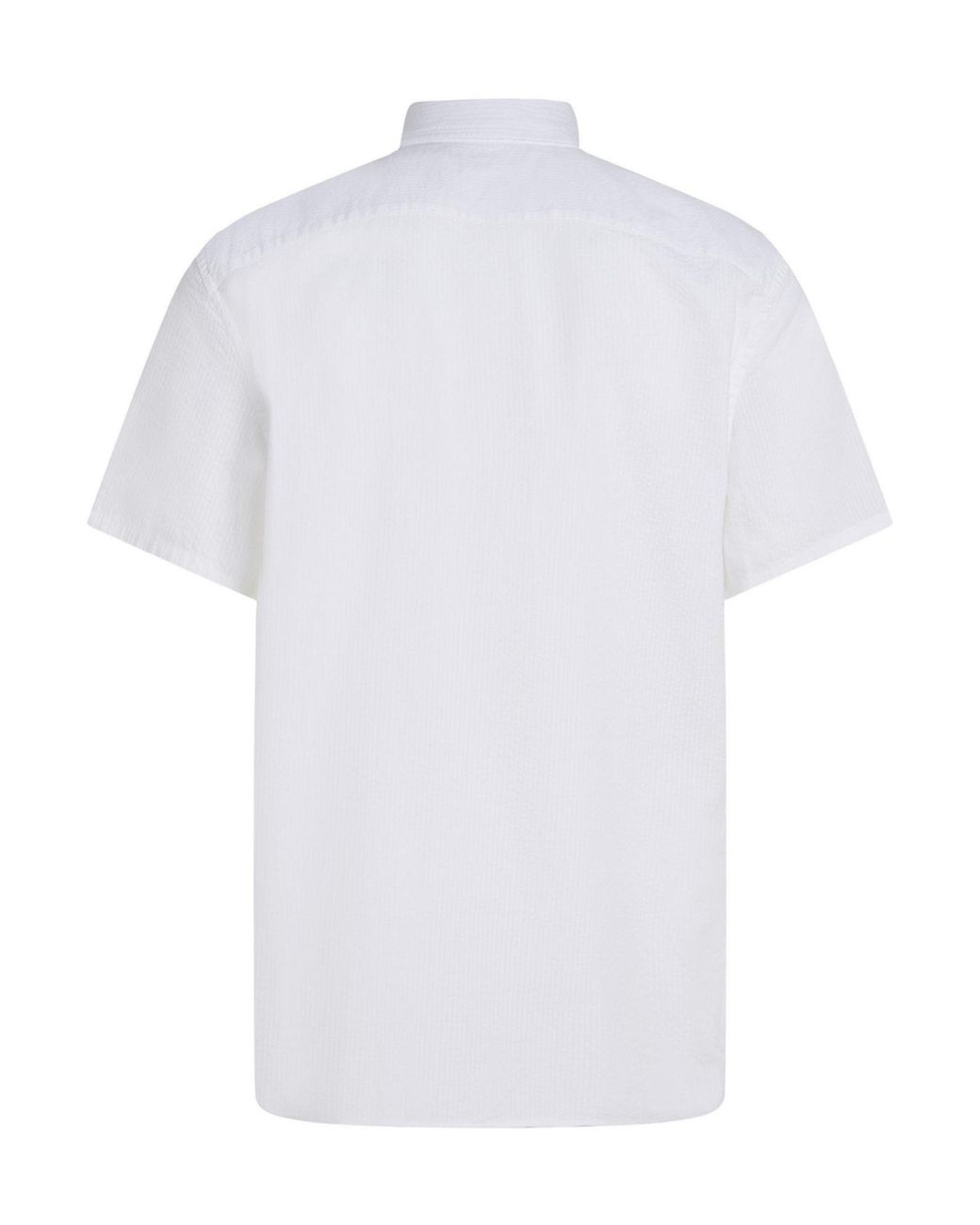 Tommy Hilfiger White Sleeved Buttondown Shirt for men