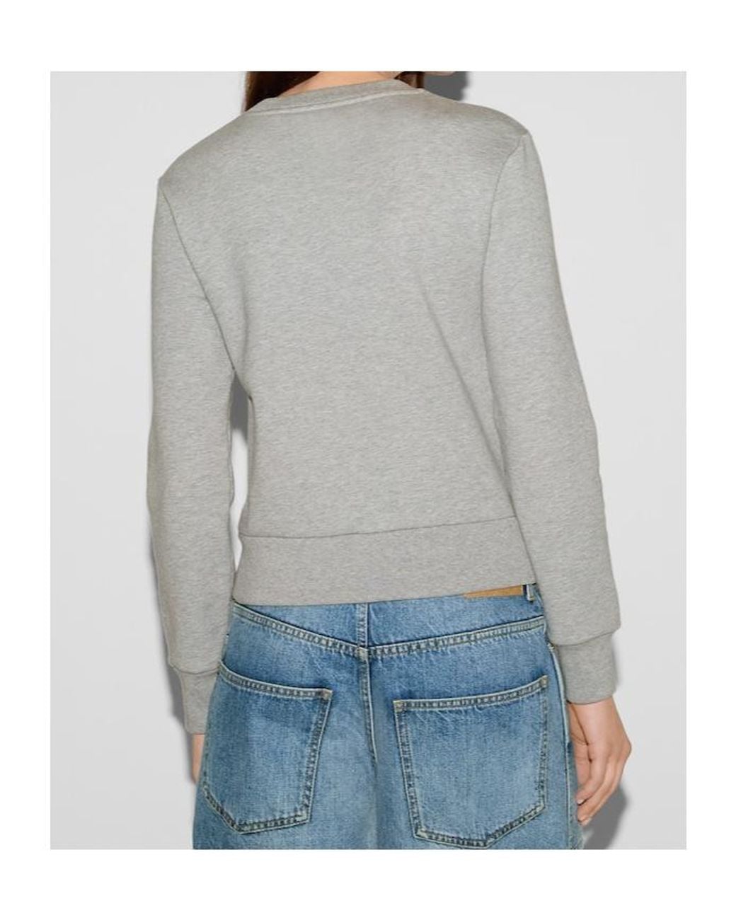 Gucci Gray Jersey Printed Sweatshirt