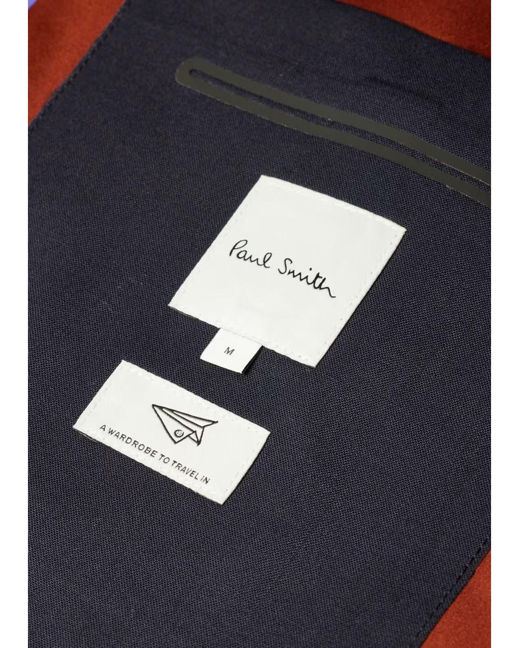 Paul Smith Blue Detachable Hood Coat for men