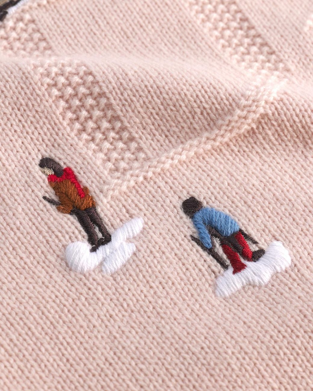 Dior Pink Alps Embroidered Oversized Sweater