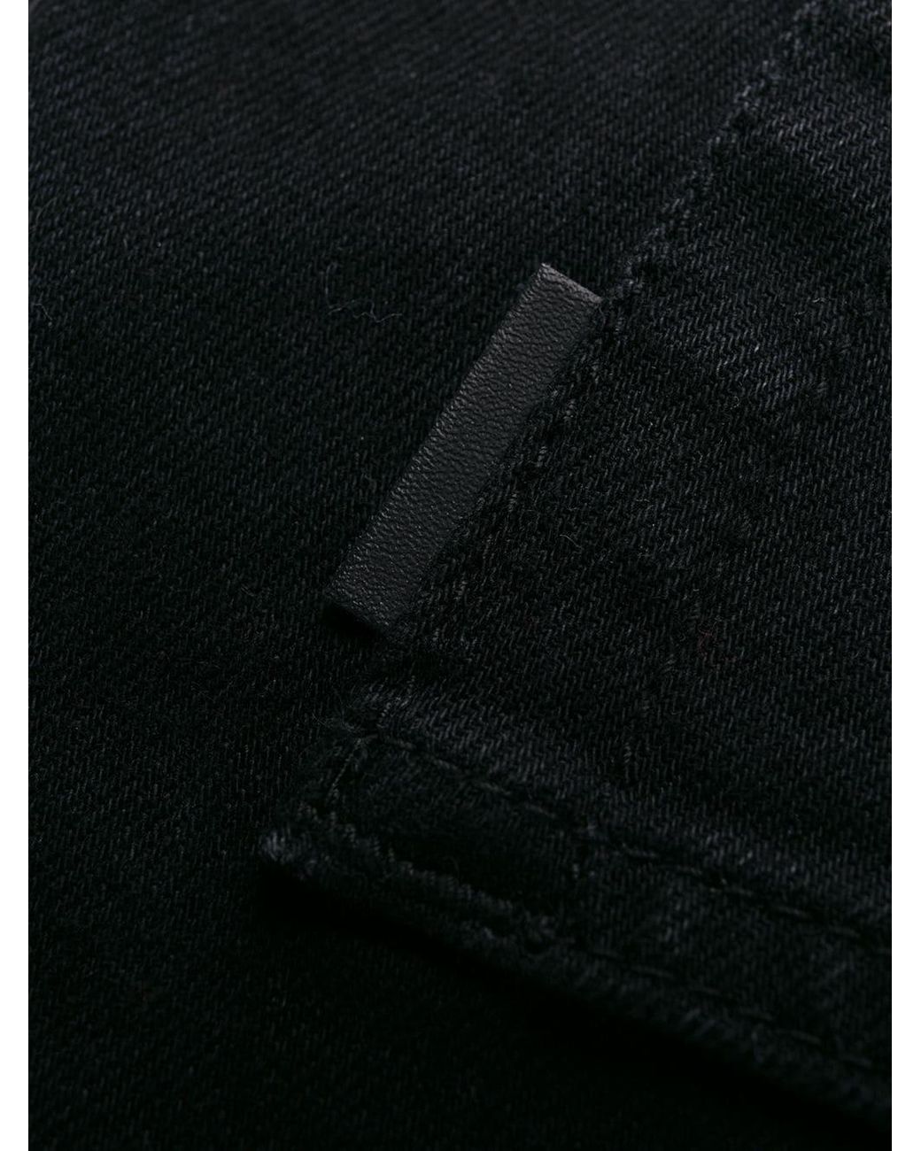 Saint Laurent Black Straight Leg Jeans for men