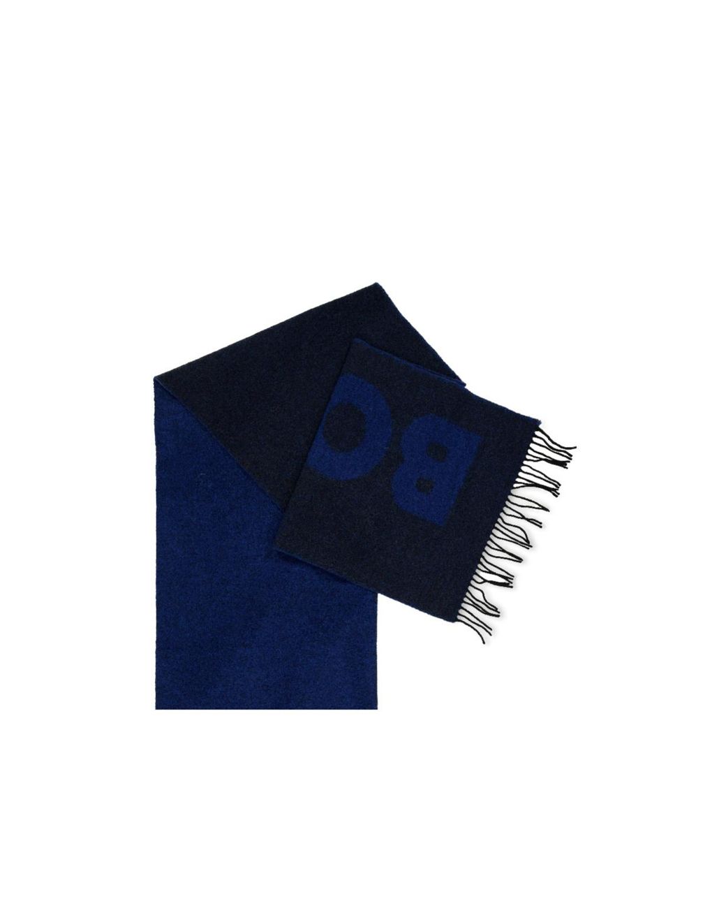 Boss Blue Medium Thickness Scarf for men