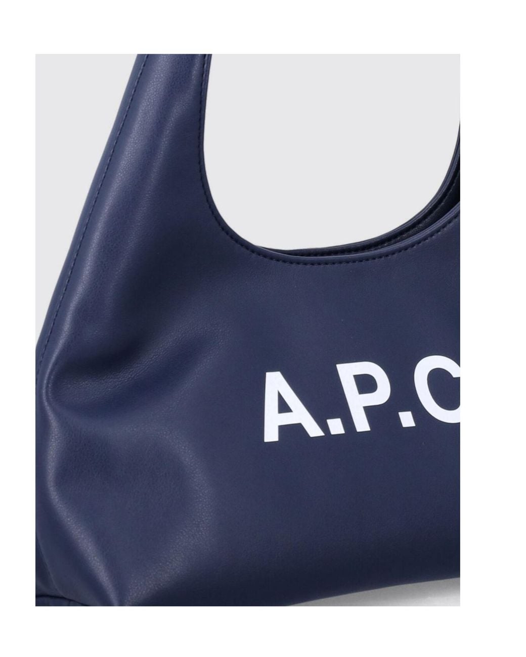 A.P.C. Blue Baby Ninon Small Shoulder Bag