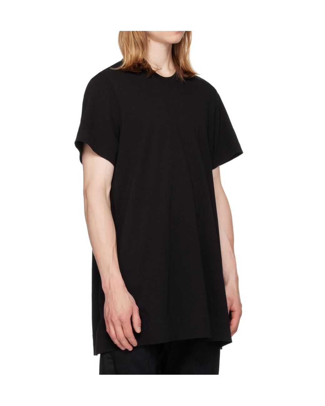 Julius Black Flare T-Shirt for men