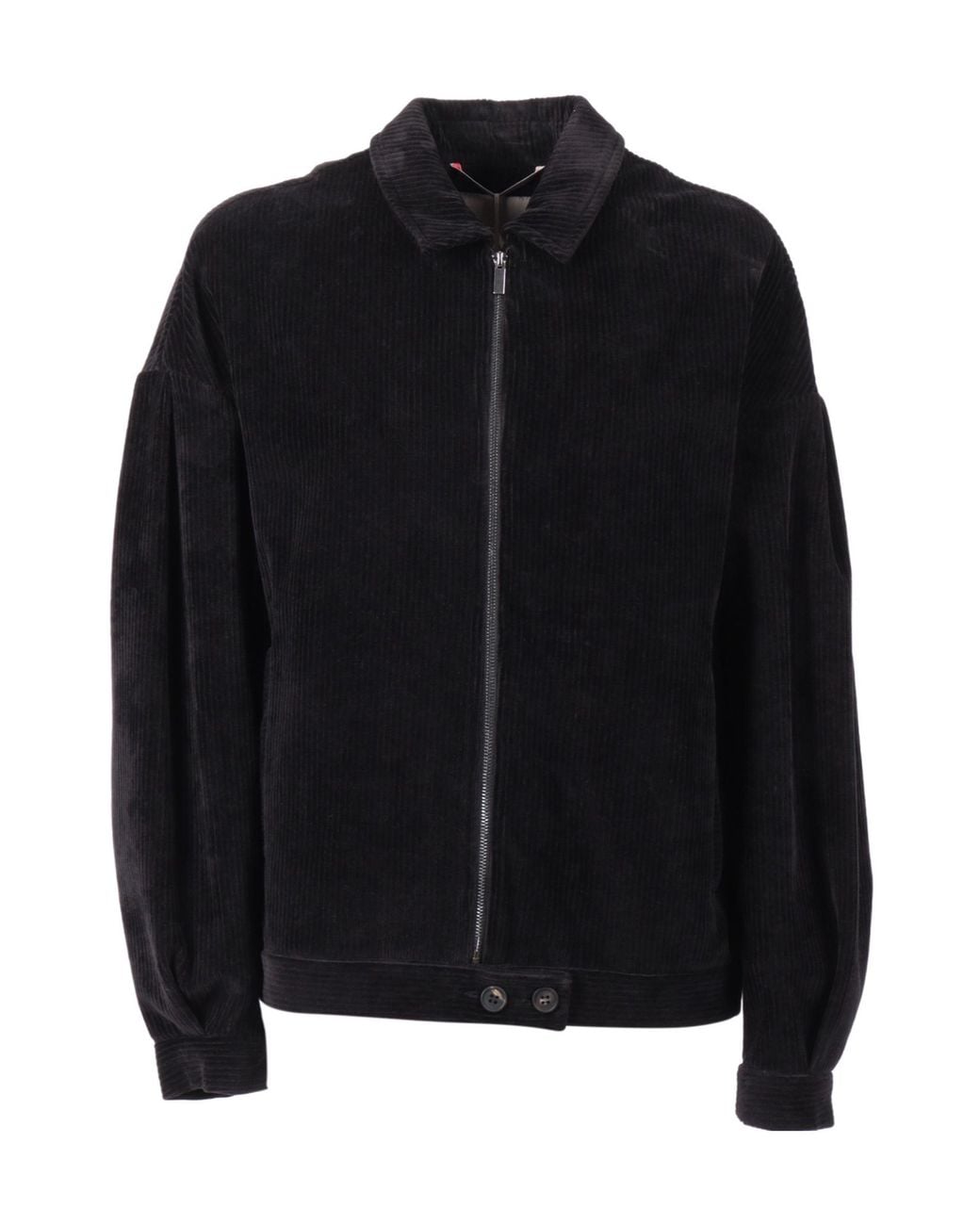 Max Mara Black Damara Zip Jacket